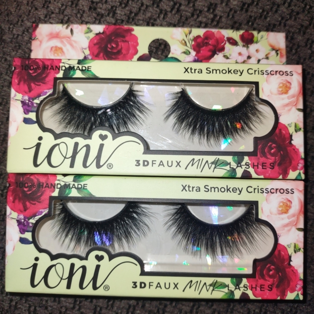 Ioni 3D Faux Mink Lashes -2pk
